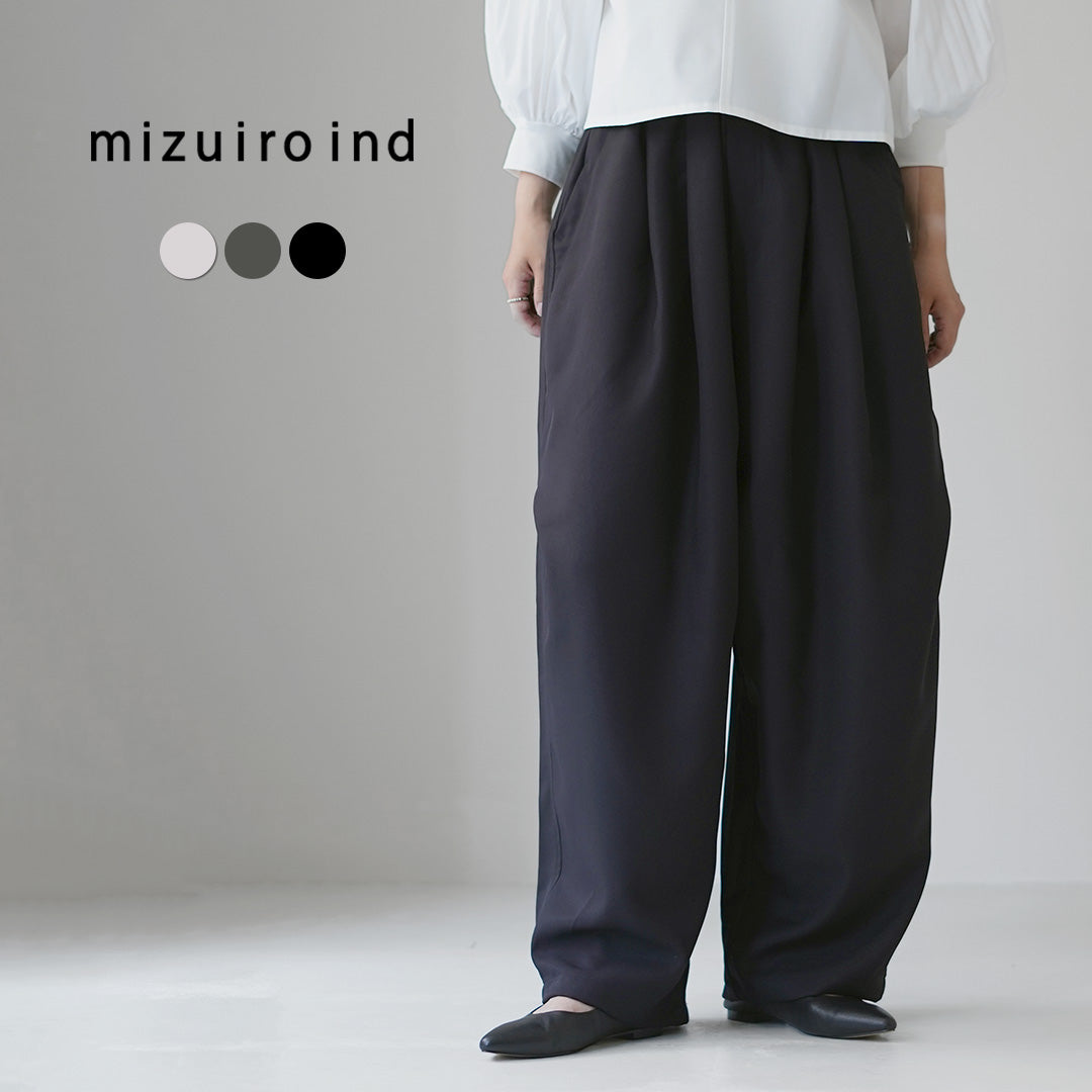 mizuiro ind（ミズイロインド） ワイド カーゴ パンツ / ボトムス