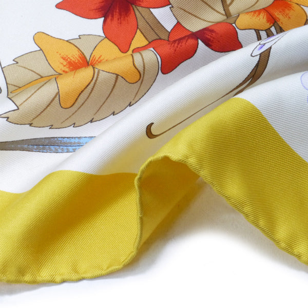 OLD Gucci ボタニカル柄シルクスカーフ(黄色) – Vintage Shop Rococo