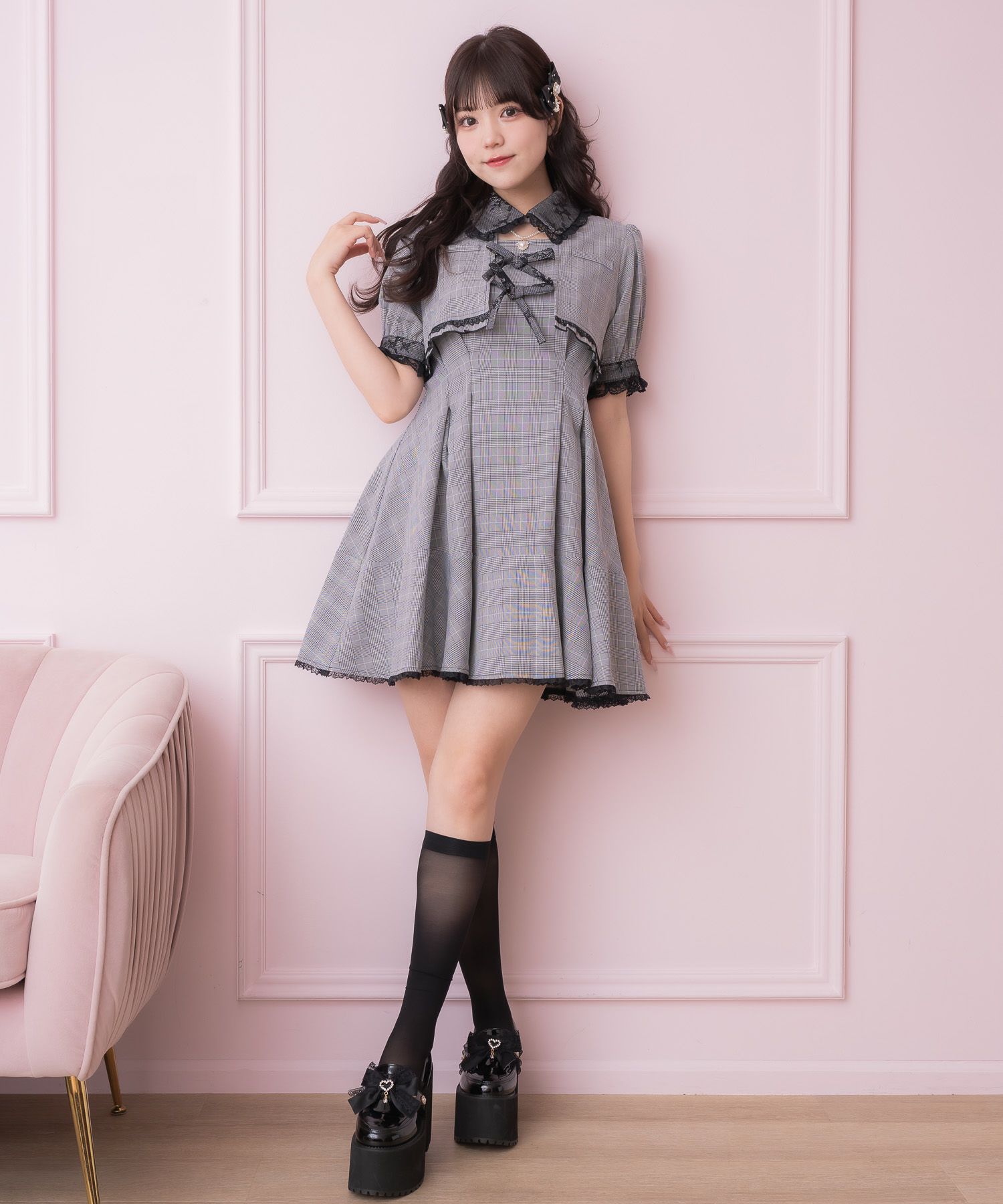 ボレロ風ダブルリボンワンピース | Rlab store