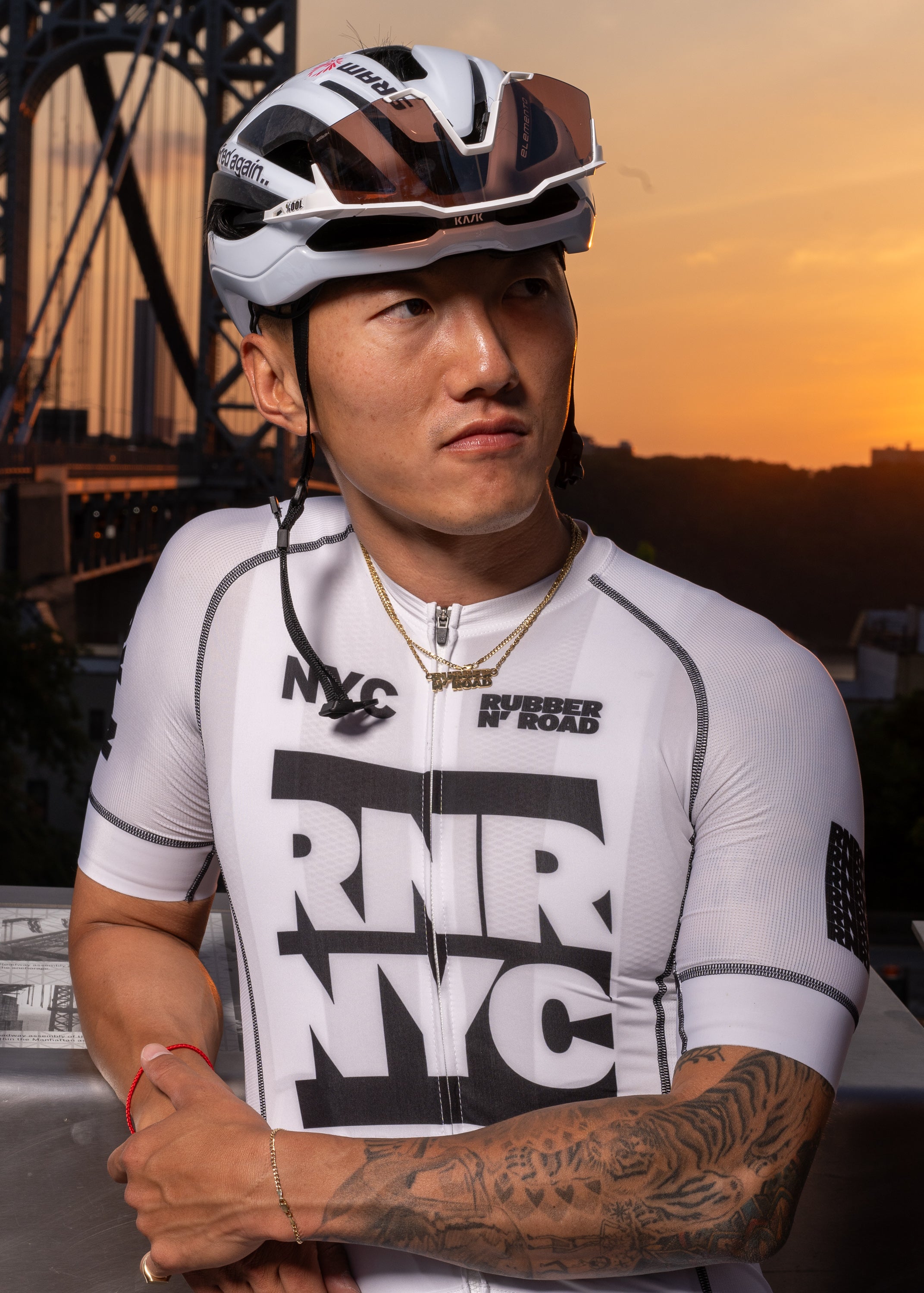 RNRNYC™ IMPACT Jersey - White/Black – RUBBER N' ROAD CYCLING