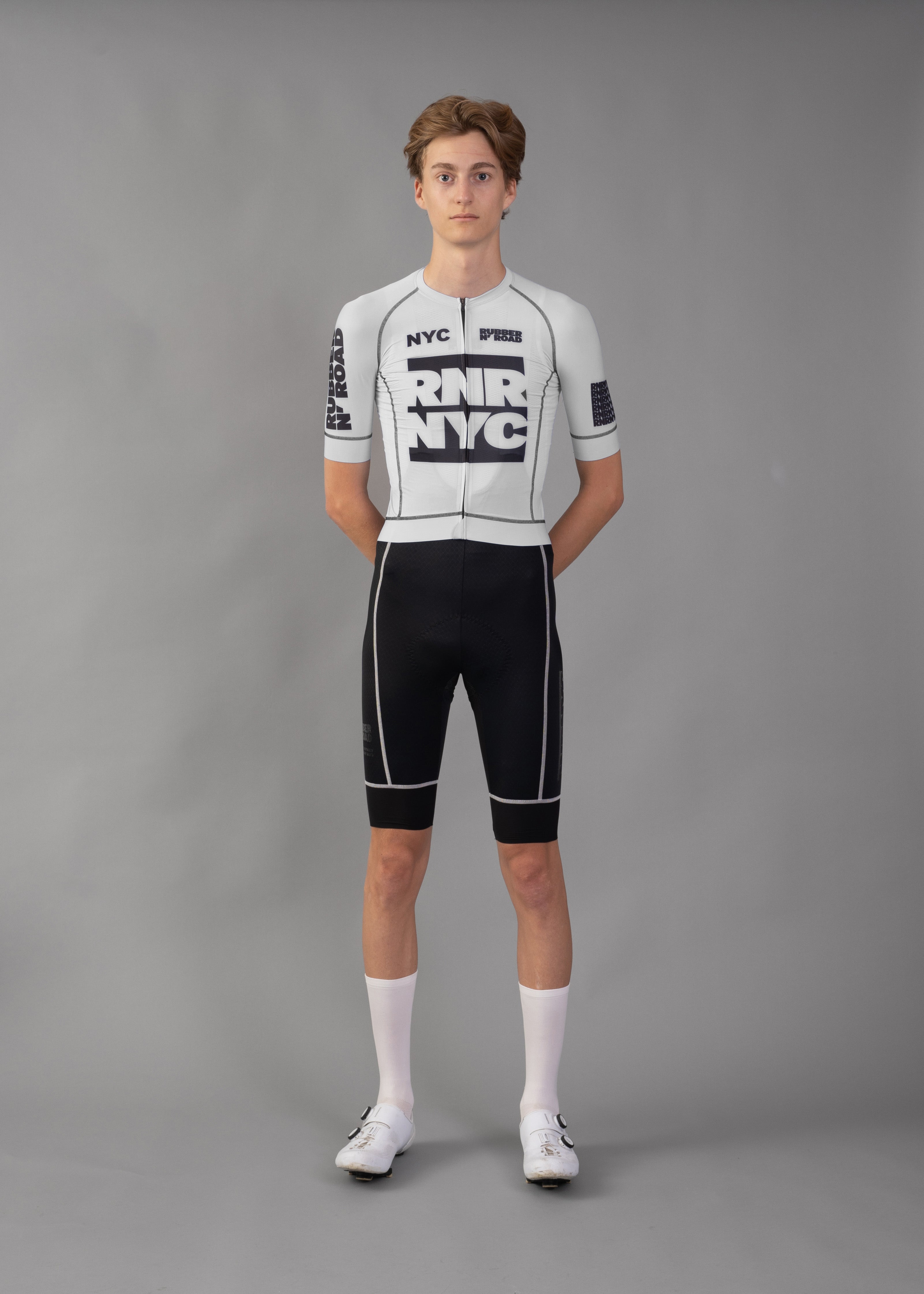 RNRNYC™ IMPACT Jersey - White/Black – RUBBER N' ROAD CYCLING