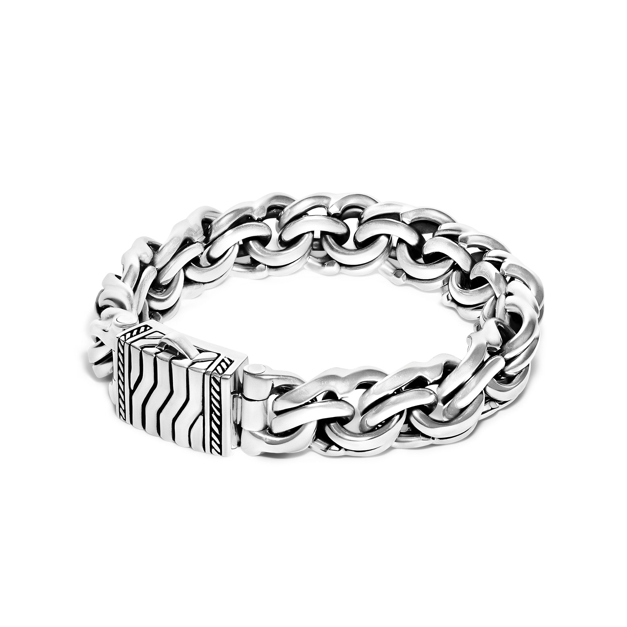 14mm Sterling Silver Byzantine Handcrafted Bracelet – Ryan Christian