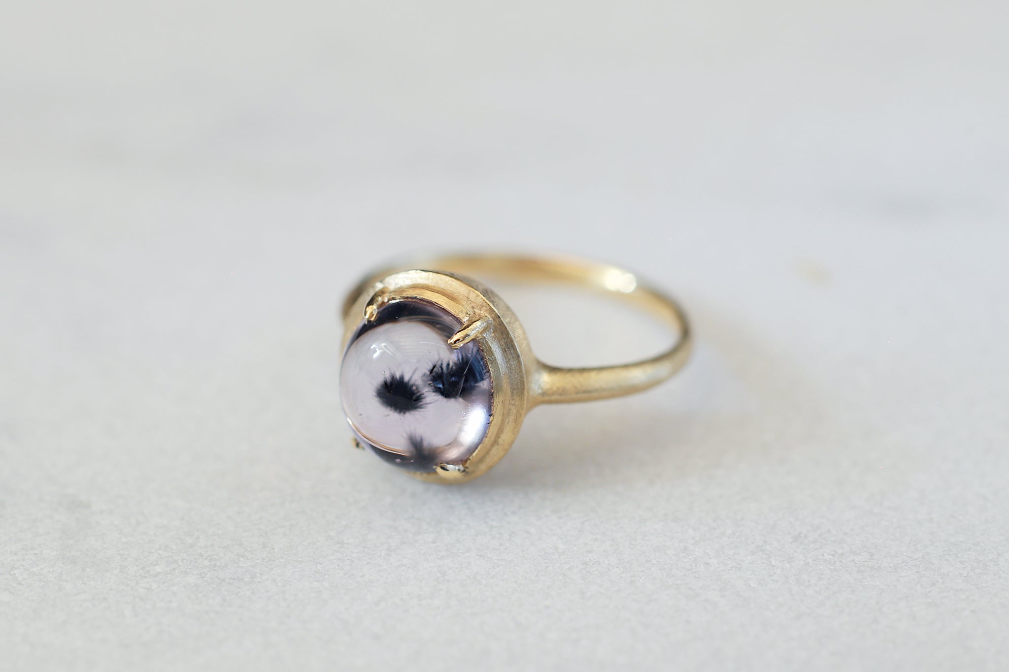 2月誕生石] ロマネサイトインアメジストリング– Ryui