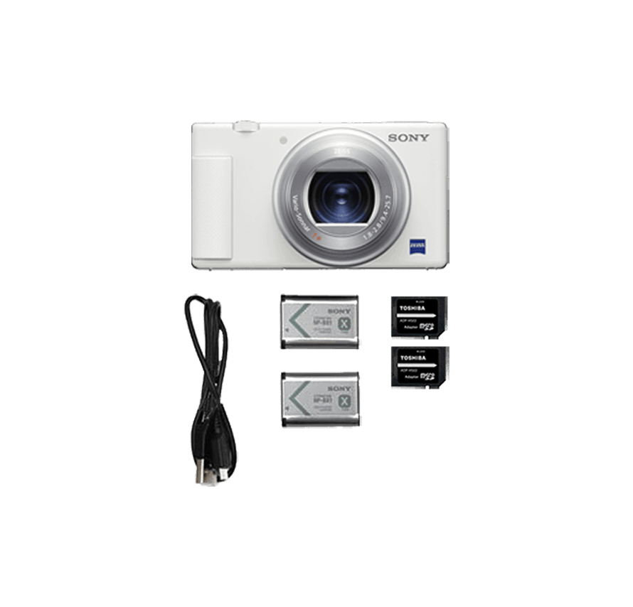 ☆美品☆ SONY ソニー VLOGCAM ZV-1 ホワイト 即発送 SONY VLOGCAM ZV