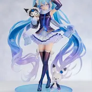 雪ミク」×「クロミ」フィギュアが幻想的！ツインテールにはクリア