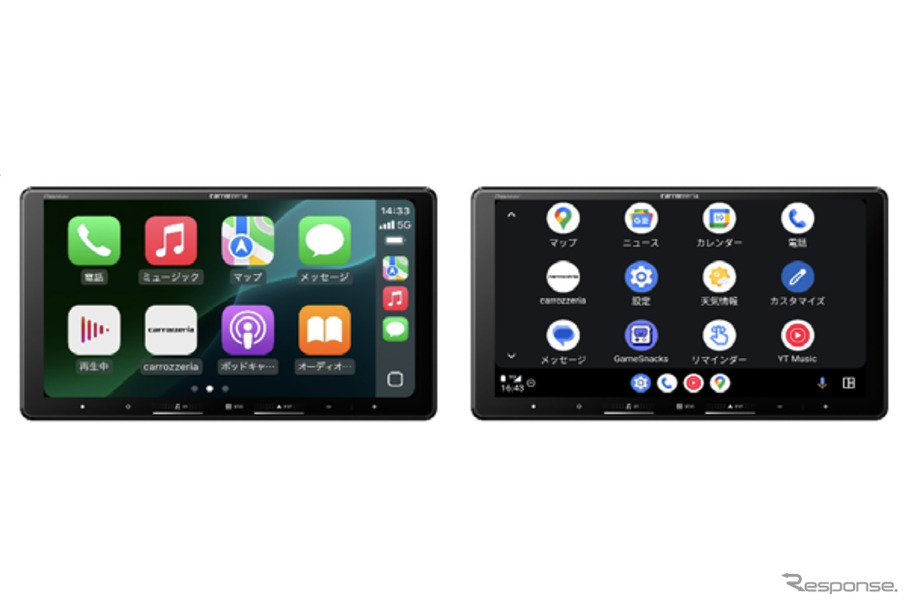 カロッツェリア「楽ナビ」2023年/2024年モデルをアップデート、Apple