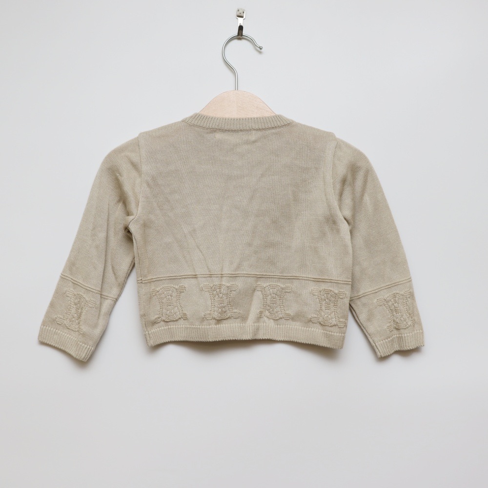 単品】セリーヌ/CELINE ニットカーディガン 長袖 キッズ 男の子 女の子