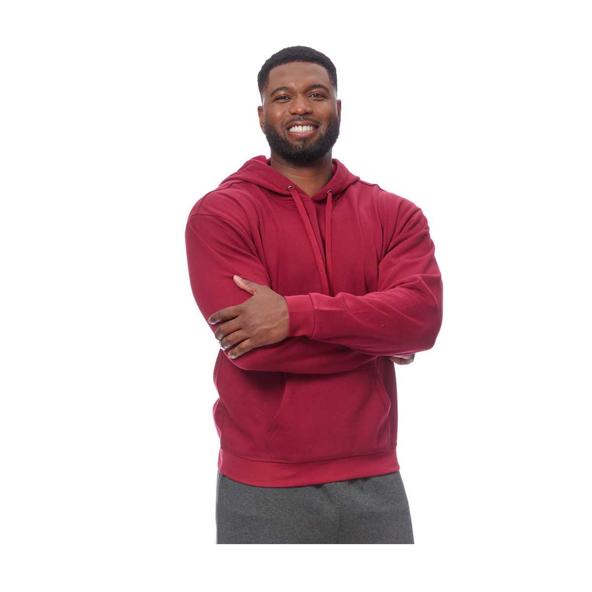 Buy Men's Red Hoodie Pullover, Size Small from Dollar General