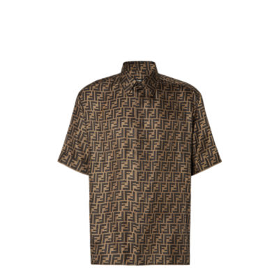 Shirt Silk Brown | Fendi