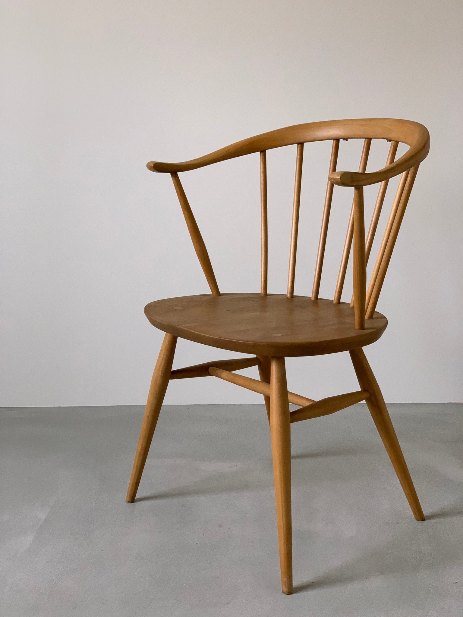 ERCOL アーコール スモーカーズチェア カウホーンチェア vintage