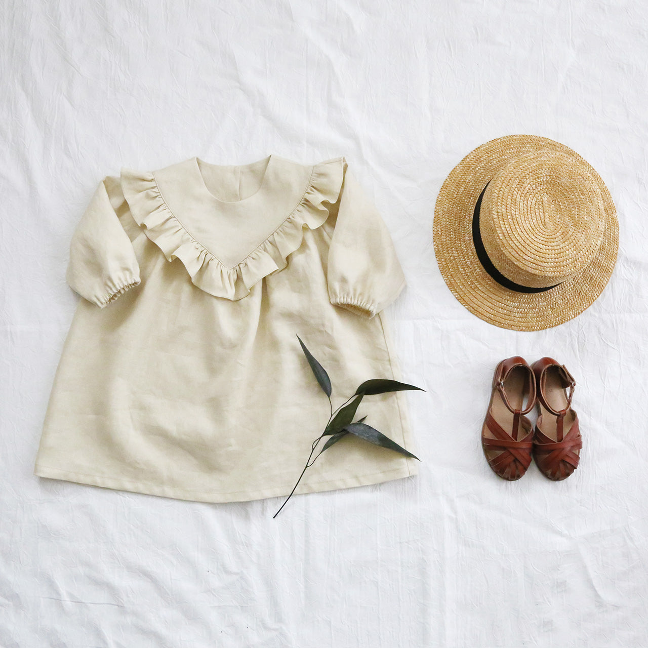 Vヨークフリルワンピース[PDF] – sani -pattern shop-