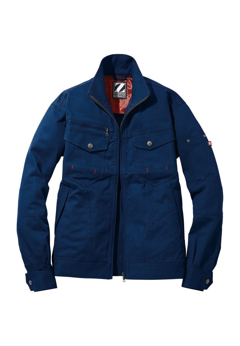 Z-DRAGON 71200 自重堂 綿100% 消臭 抗菌 ジャンパー【秋冬用】 - 作業