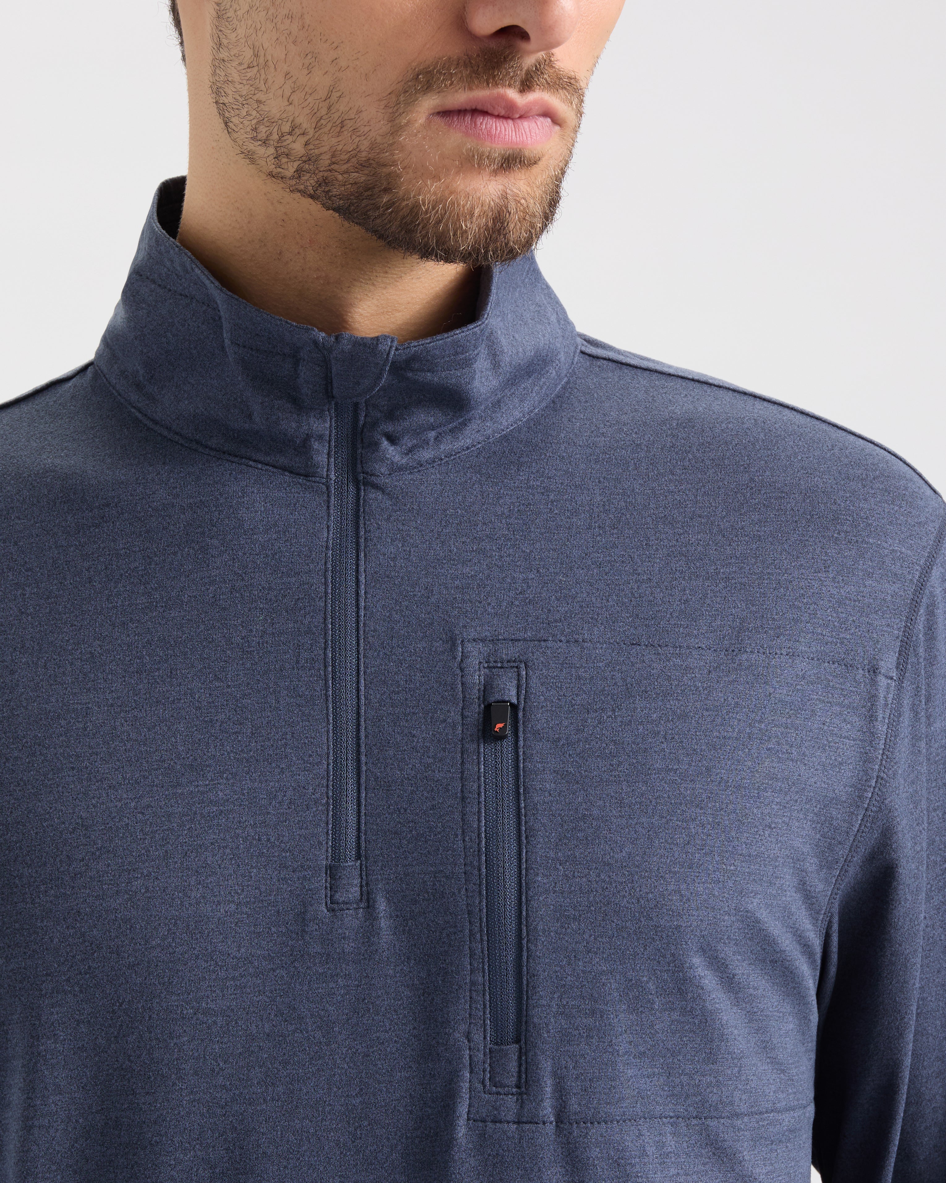 Men's Stamina Zip Mock Neck Performance Pullover