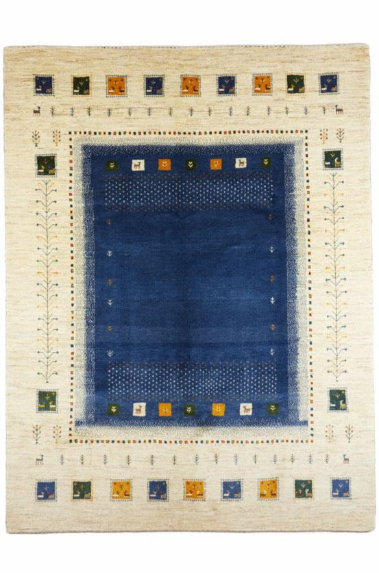 もうすぐハロウィンSALE 201×140cm ギャッベ ペルシャ絨毯 手織り