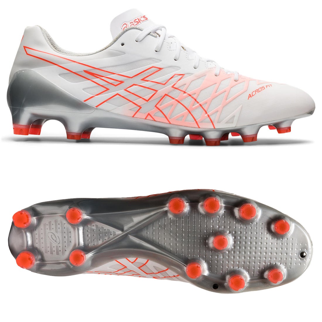 ASICS アシックス DS LIGHT ACROS(ホワイト×オレンジ) 1101A017 102