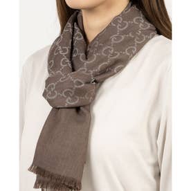 グッチ GUCCI ストール （BROWN×GRAY） -waja bazar - 海外