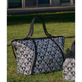 LANVIN SPORT 【135周年】ロゴジャカードボストンバッグ -デサント