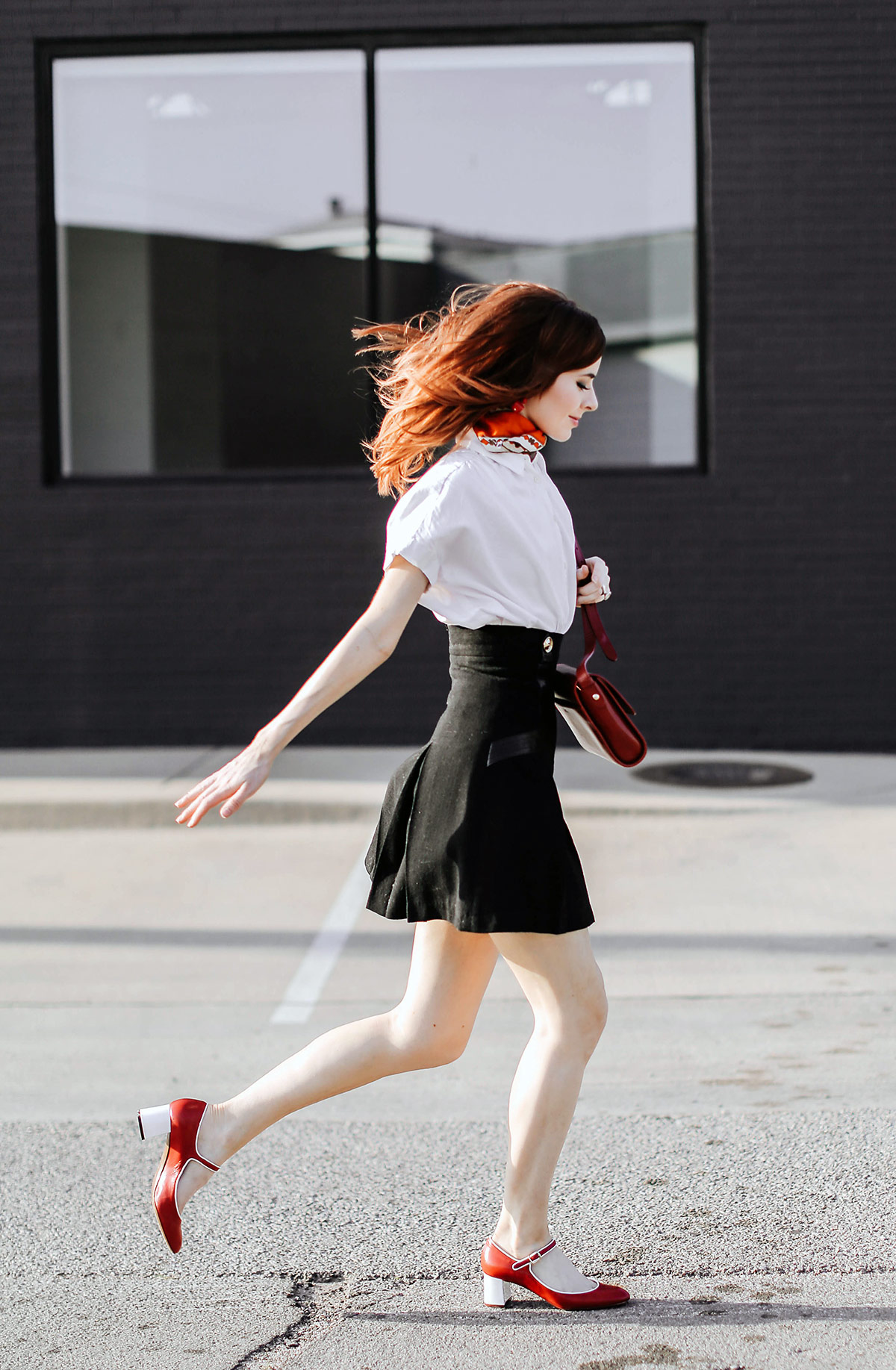 Mod Mary Janes and a Flippy Mini - Sea of Shoes