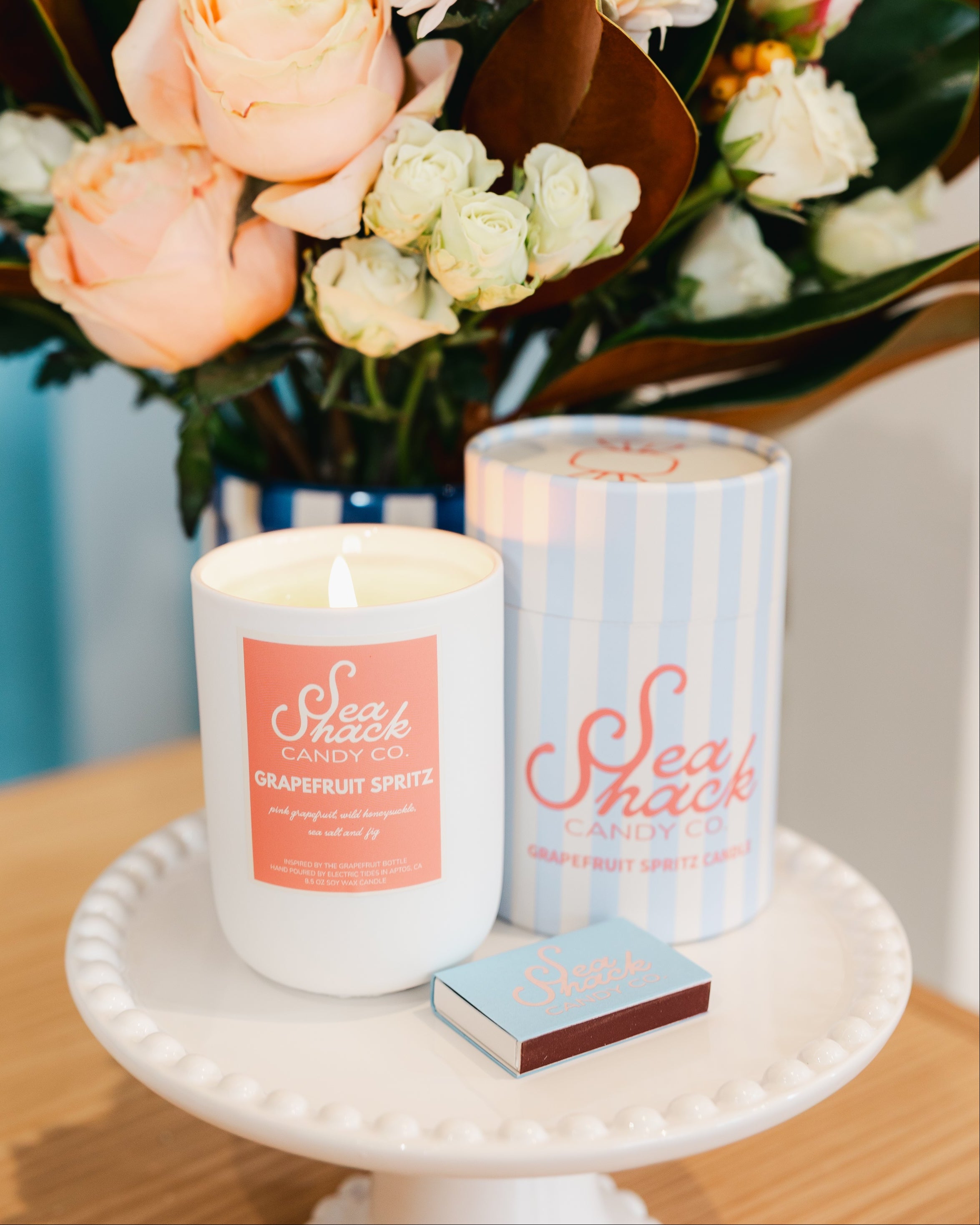 Grapefruit Spritz Candle – Sea Shack Candy Co.