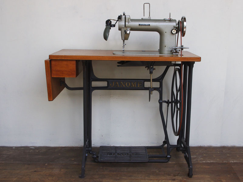 No.538 Janome model 763 ジャノメ製 職業用足踏みミシン