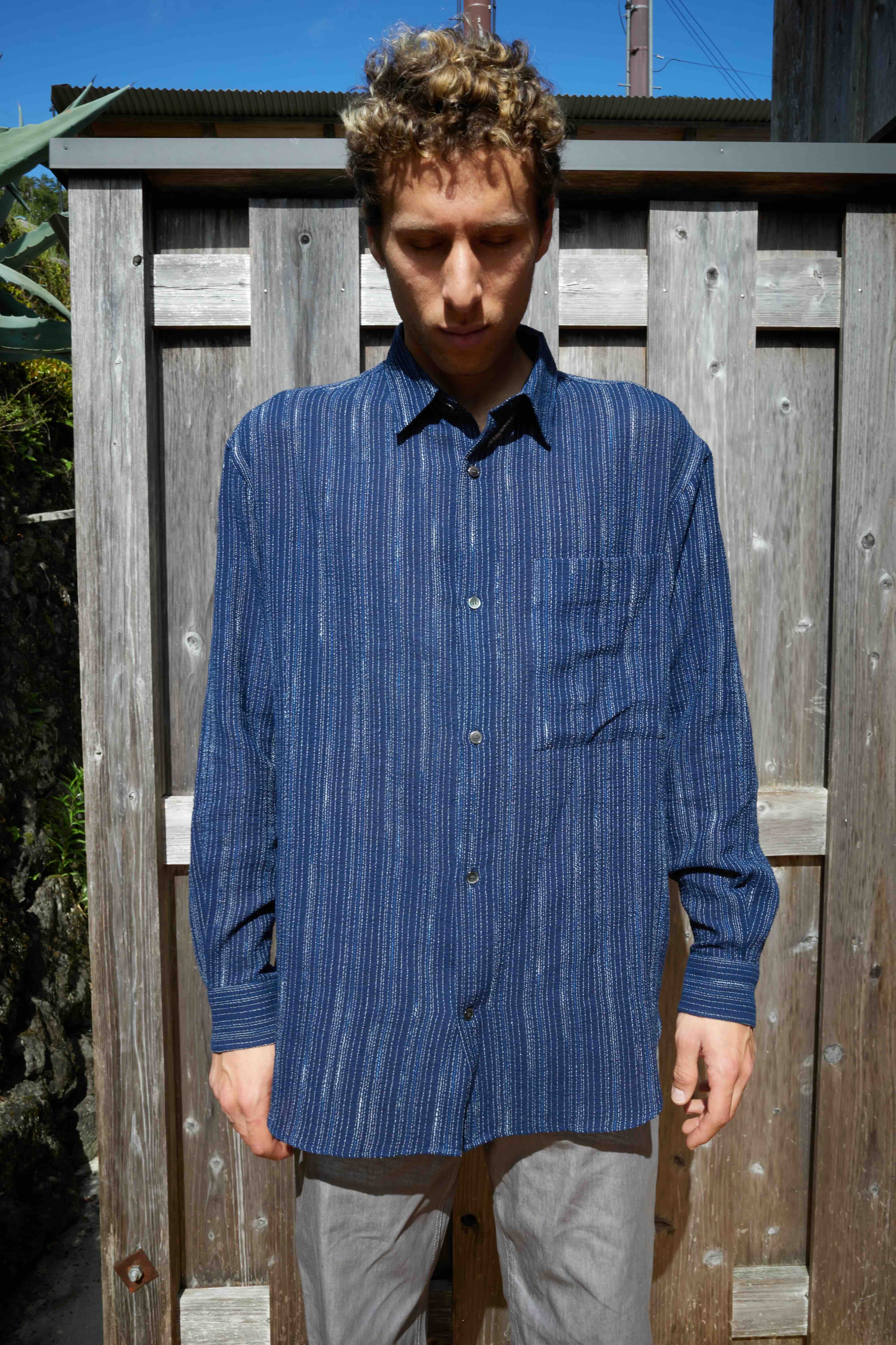 25SS ETERNAL SHIRT/VEGETAL DYE CREPE – seya-voyage