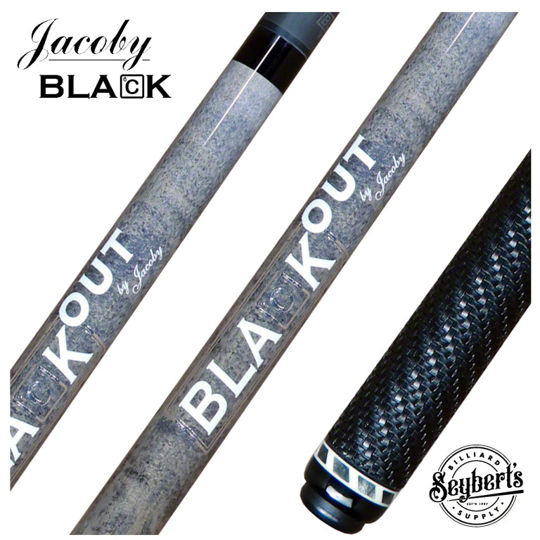 Jacoby Black Out Carbon Fiber Break Jump Cue | Made in The USA