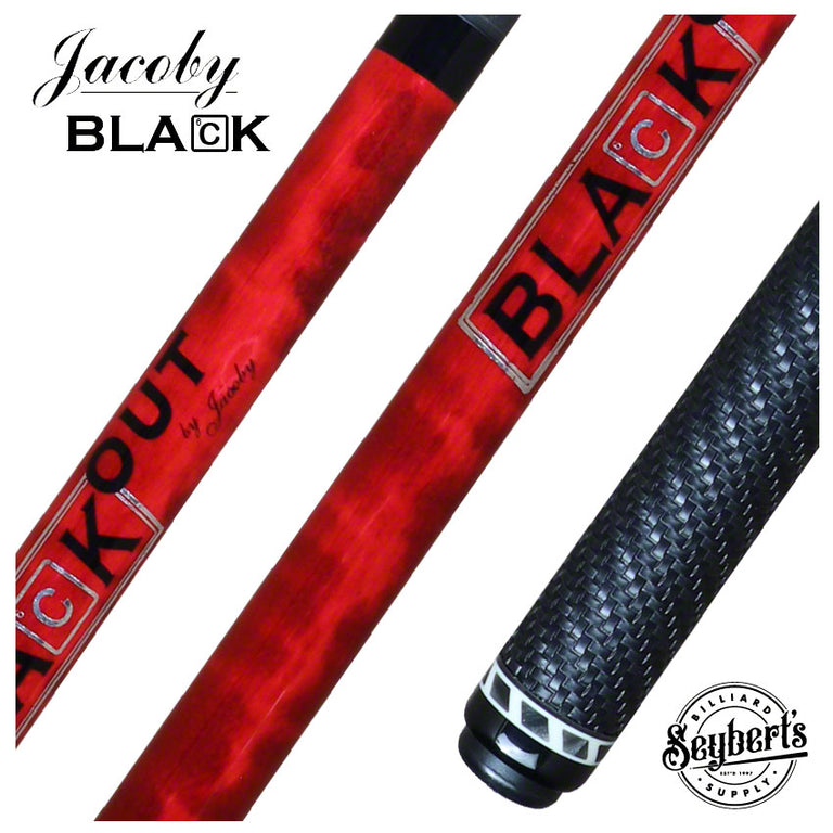 Jacoby Black Out Carbon Fiber Break Jump Cue | Made in The USA