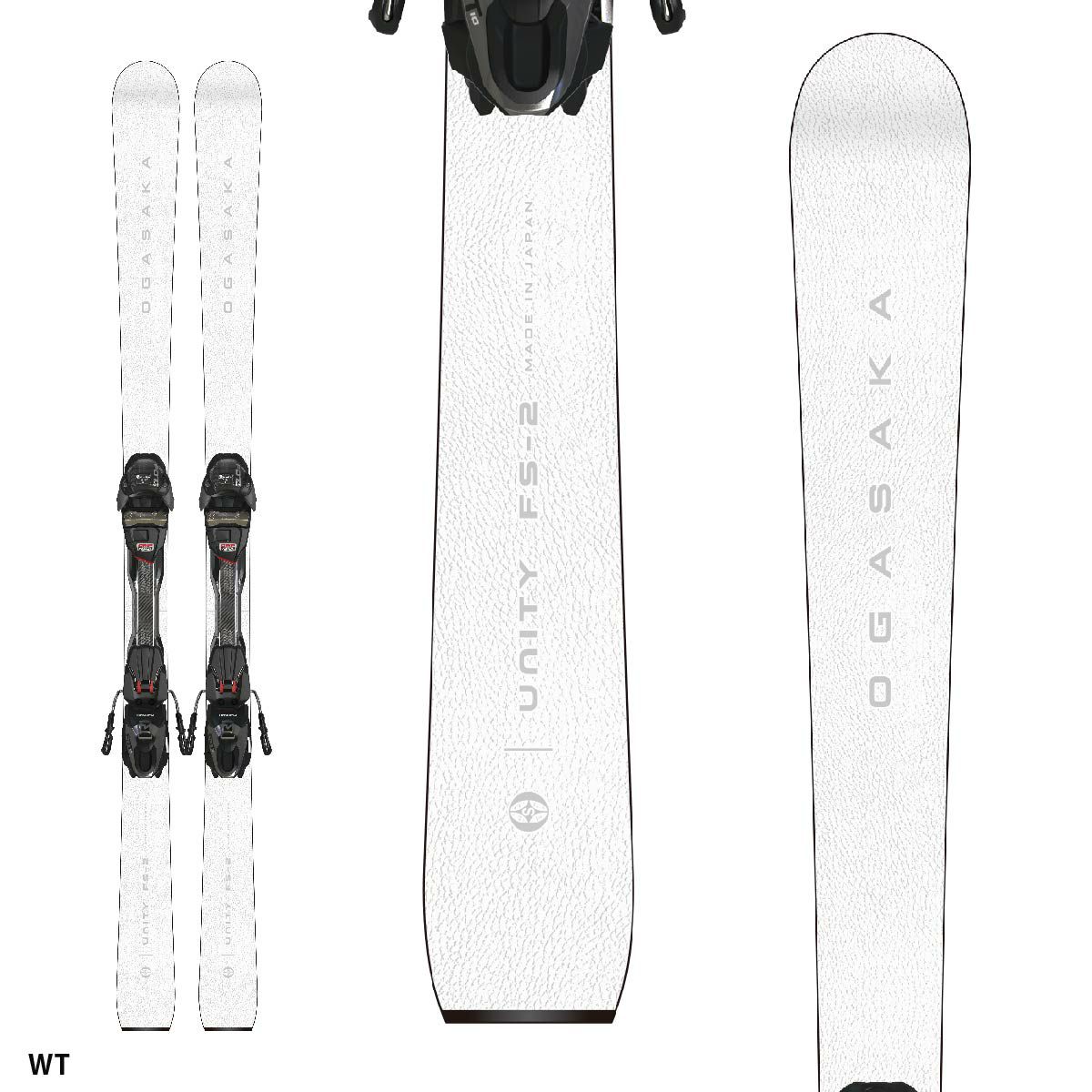 OGASAKA オガサカ スキー板 ＜2025＞ UNITY 〔ユニティ〕U-FS2 + FDT