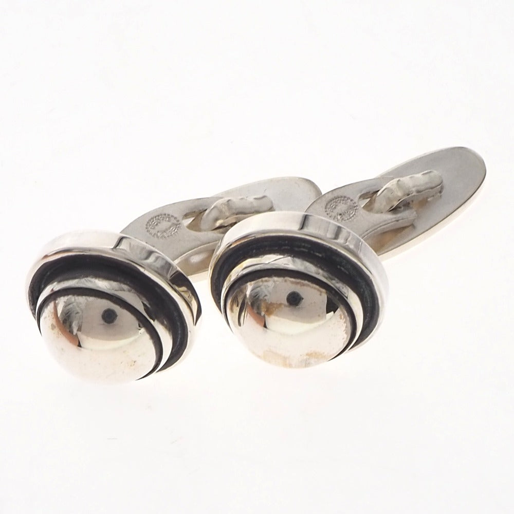 Georg Jensen】ジョージジェンセン シルバー925 メンズ カフス A+