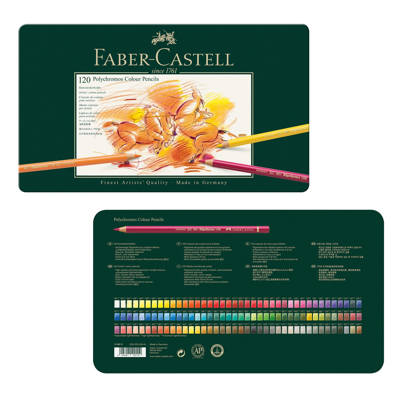 Polychromos 色鉛筆120色 – ファーバーカステル公式オンラインストア