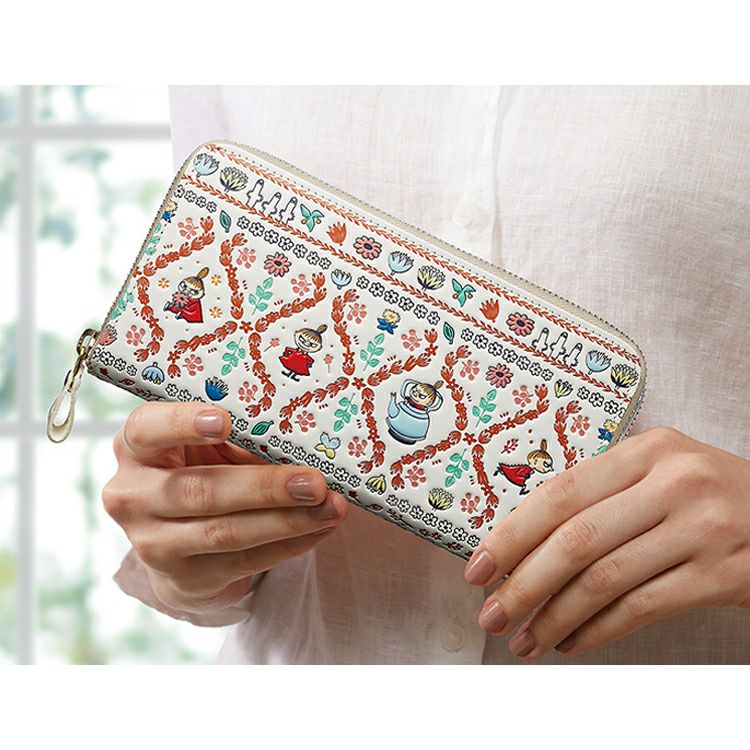 リトルミイ 花づくし 浅草文庫牛革製長財布 51185000＜取り寄せ品