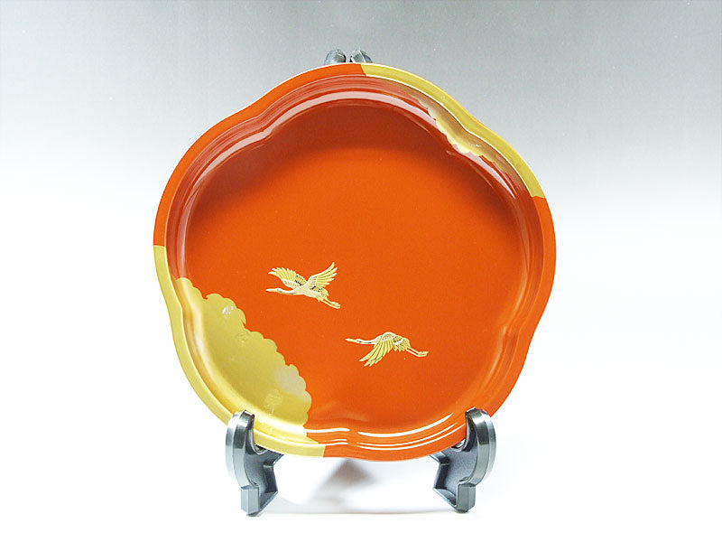 山中塗 翔鶴 梅型鉢(木箱入り) – 漆陶舗あらき 輪島塗 九谷焼 山中塗