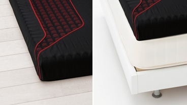 エアーSI］マットレス／HARD （シングル）97×195×9cm ブルー 材料