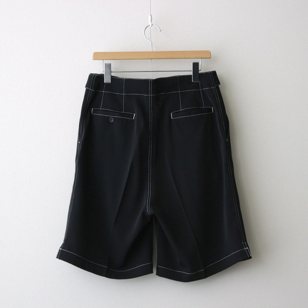 BELTED WIDE LEG SHORTS #BLACK [YK24SS0650P] – ciacura
