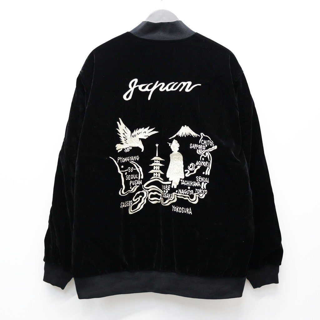 REVERSIBLE 「SKAJAN」 DOWN JACKET #BK×SILVER BGE [TAION-JK04JS