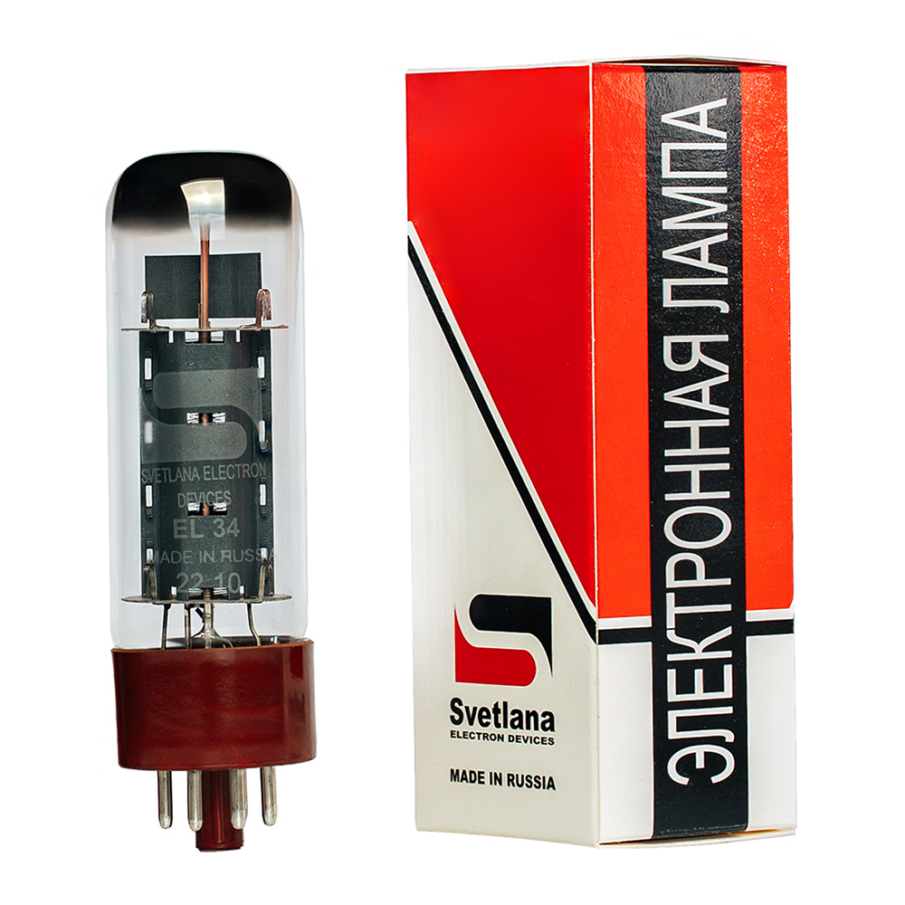 Svetlana EL34 真空管 4本セット(中古) Svetlana EL34 真空管 4本