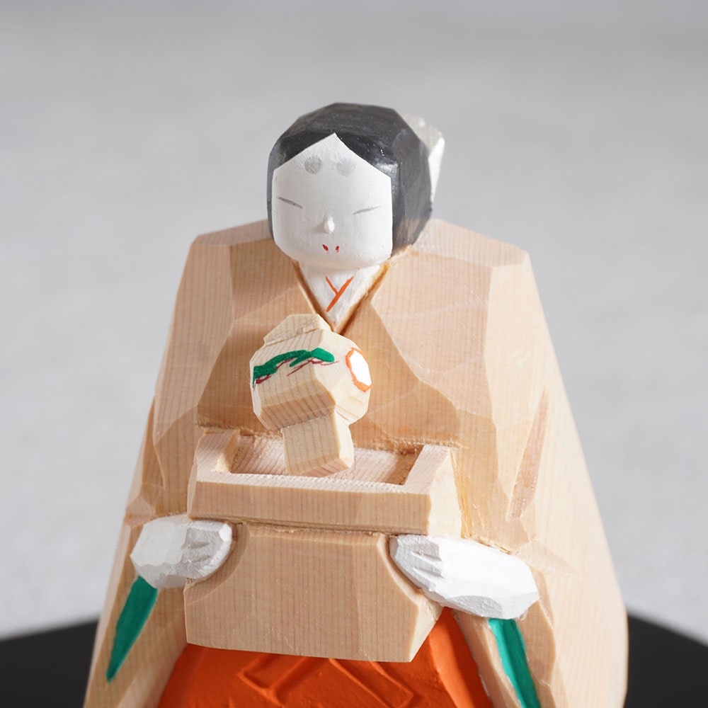 奈良一刀彫 月こよみ+鏡富士形敷板: インテリア・ライフスタイル