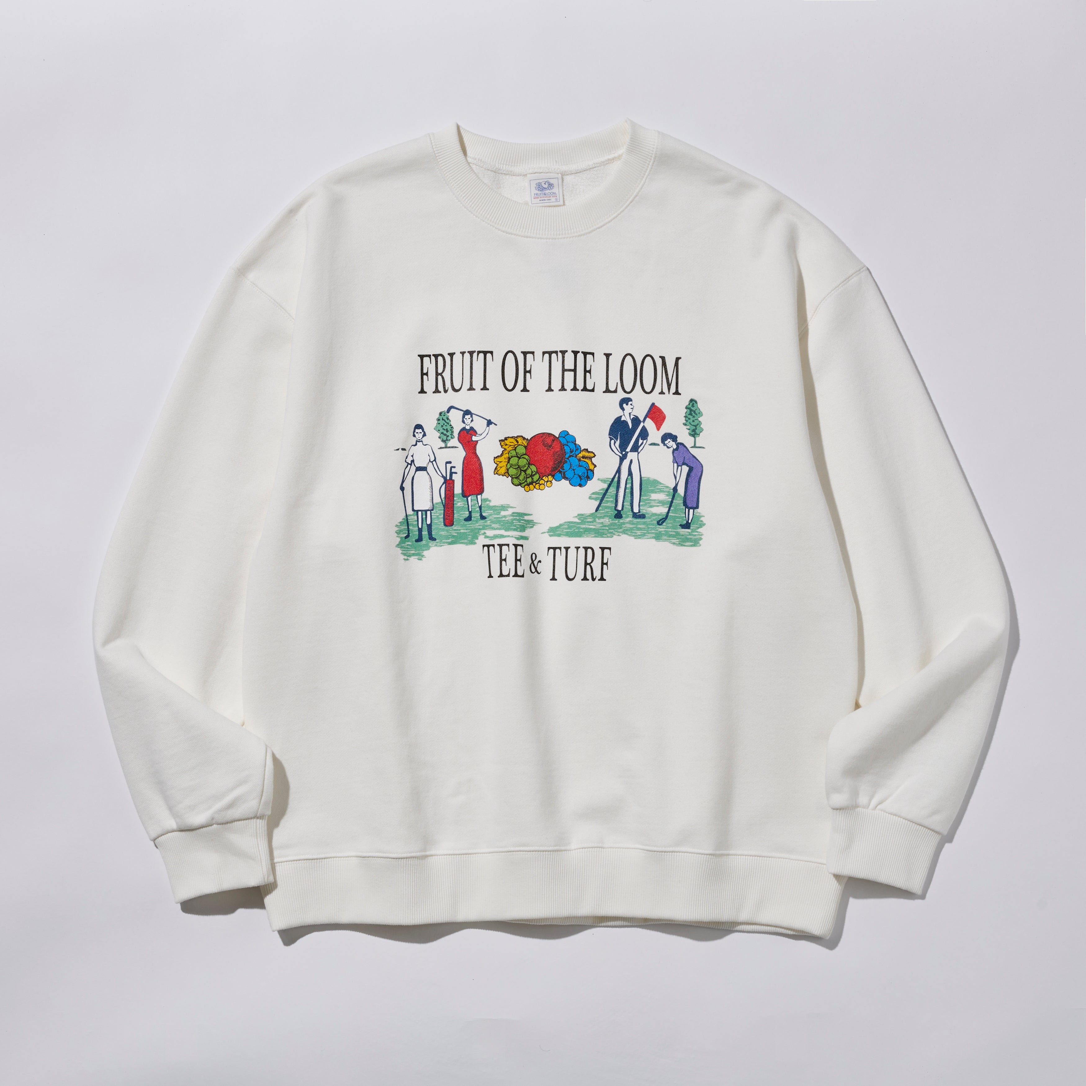 FRUIT OF THE LOOM×NEW VINTAGE GOLF］プリントクルースウェット – FUNQTEN