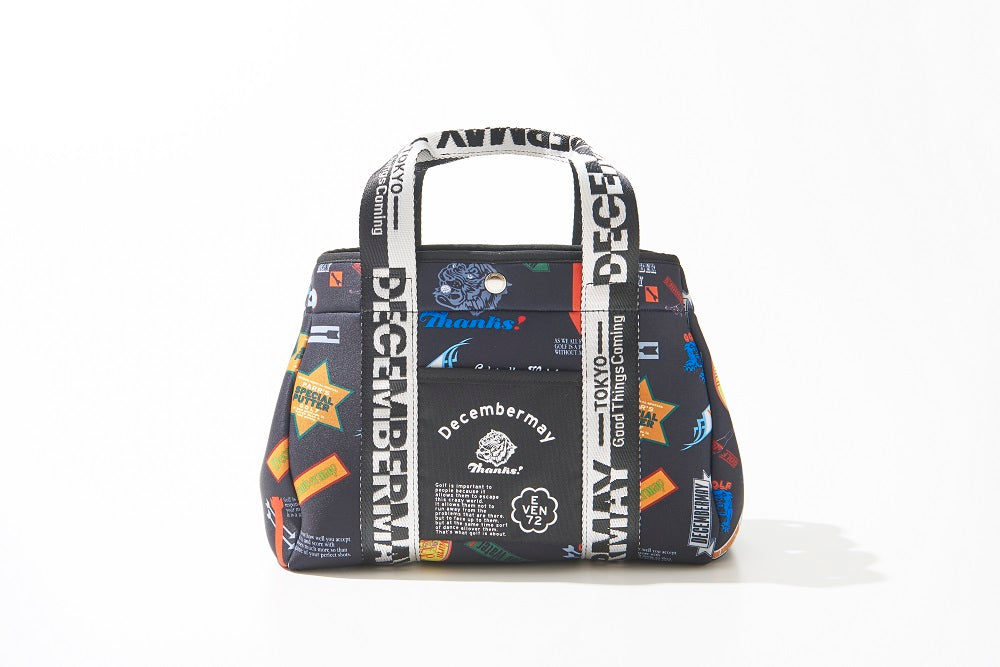 ディセンバーメイ 別注］Adorable collage ラウンドトートバッグ – FUNQTEN