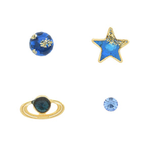 樹脂ポスト 惑星モチーフ セットピアス (2ペア) – JOSS DROPS