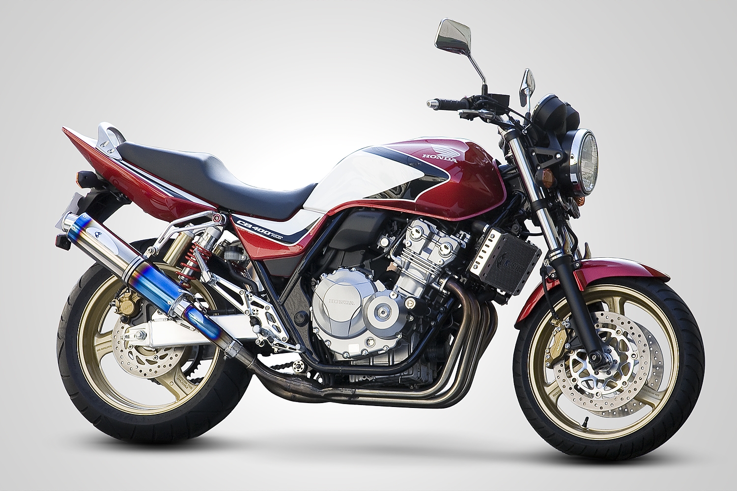 K-FACTORY ONLINE SHOP / FRC チタン スリップオン 1本出し (CB400