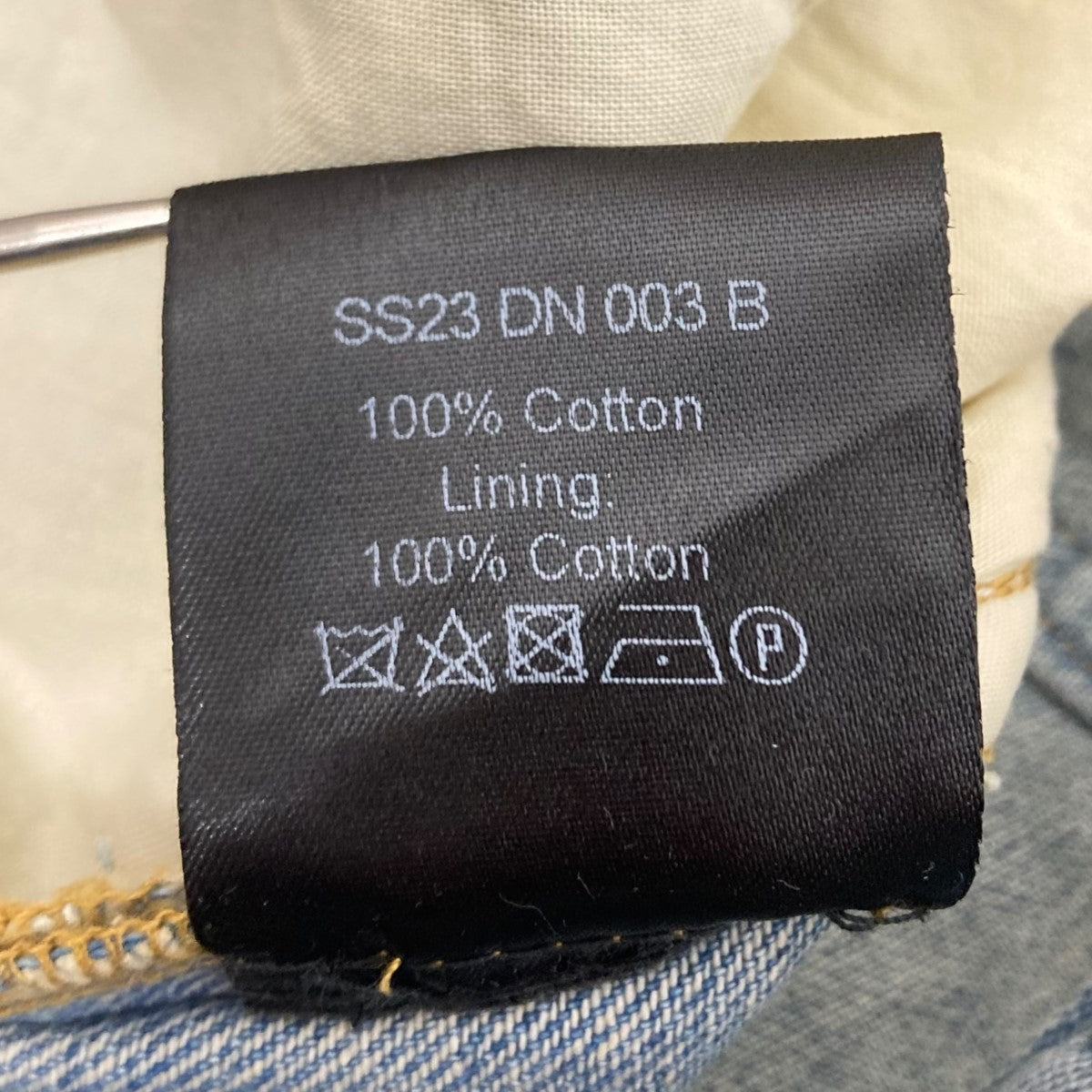 EGONlab．(エゴンラボ) 23SS ATOMIC DESTROYED WASHED DENIM PANTS