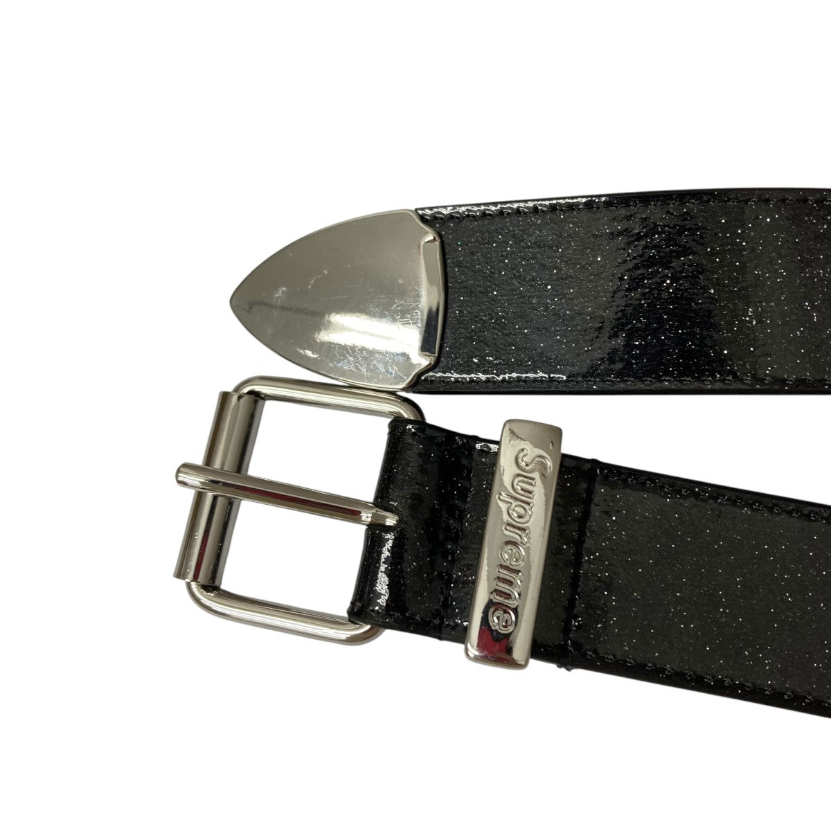 Supreme(シュプリーム) Glitter Vinyl Ranger Belt コーティングレザー