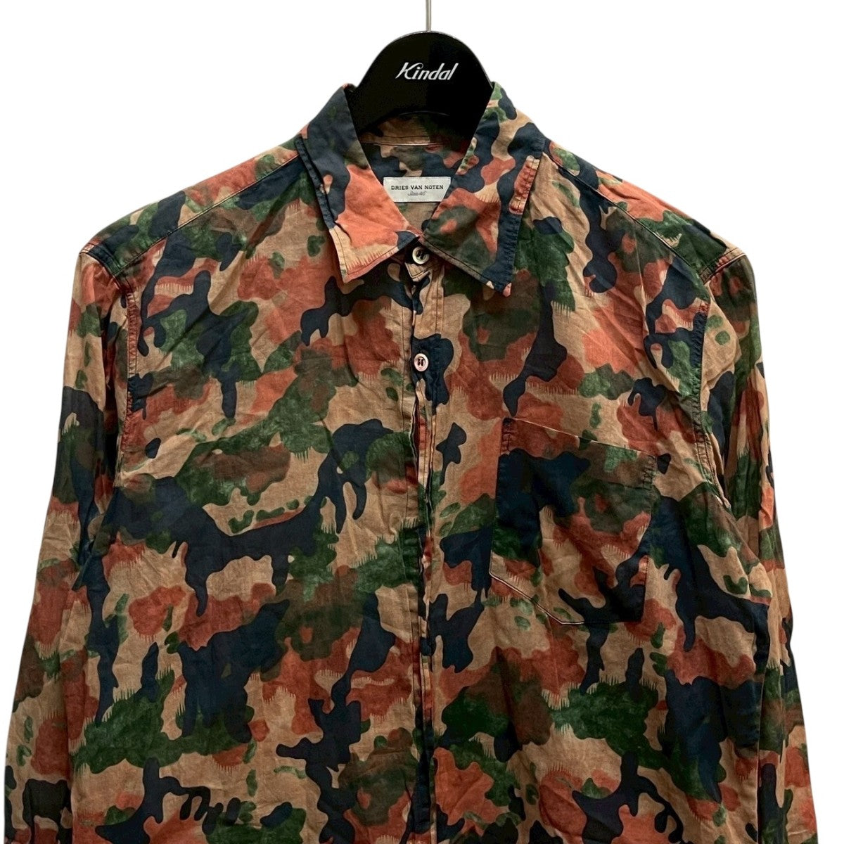DRIES VAN NOTEN(ドリスヴァンノッテン) 総柄シャツ マルチカラー
