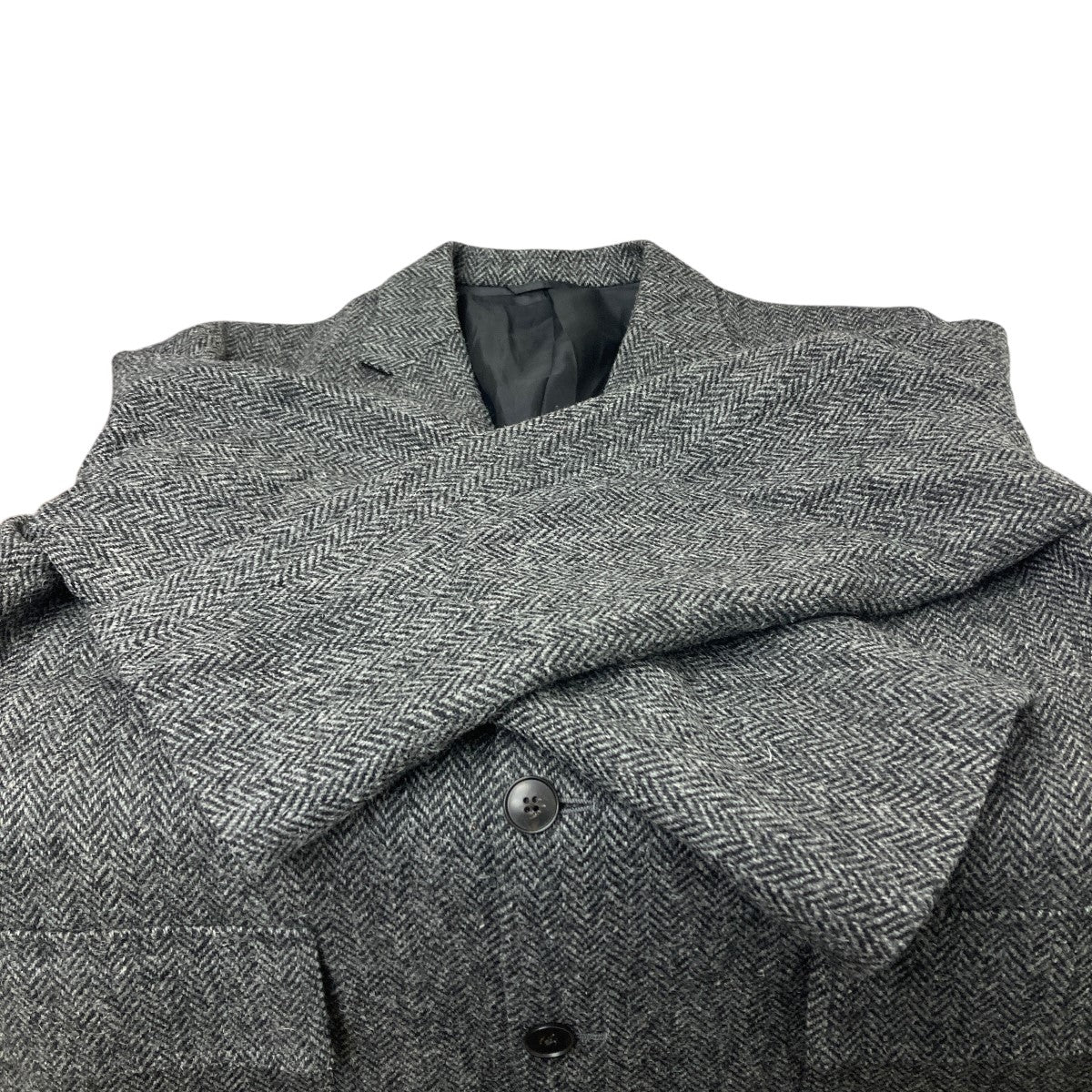 BEAMS Lights×Harris Tweed essential オーバーチェスターコート 51-19
