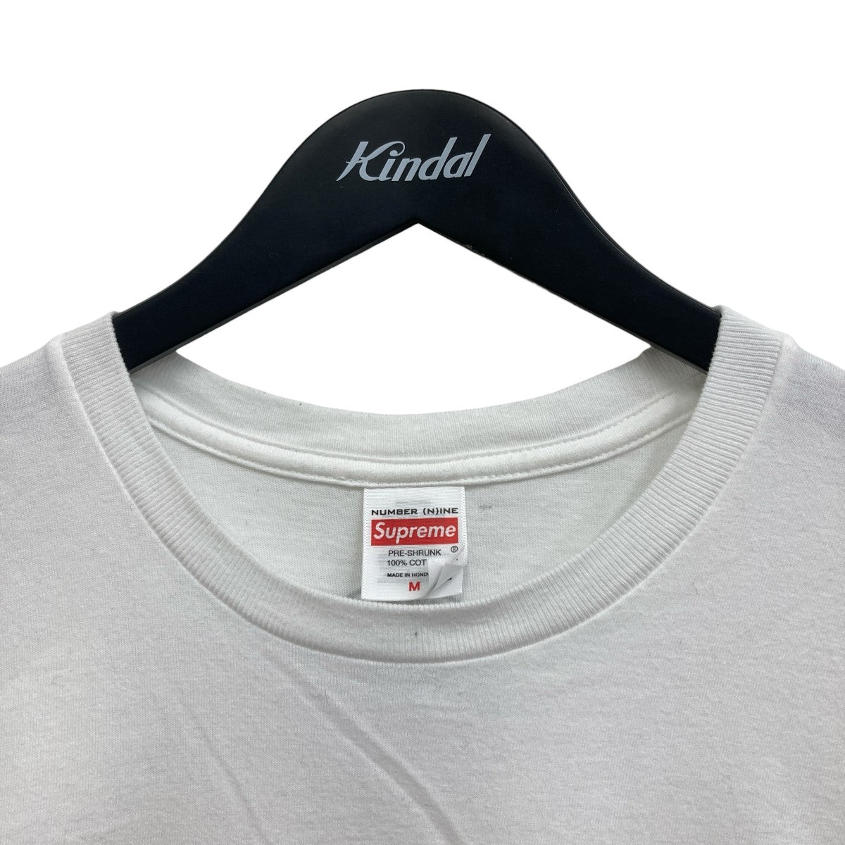 Supreme×NUMBER (N)INE MANSON TEEプリントTシャツ ホワイト×ブラック