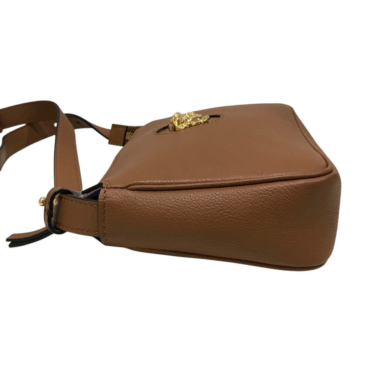 VERSACE(ヴェルサーチ) メデューサショルダーバッグ ブラウン｜【公式