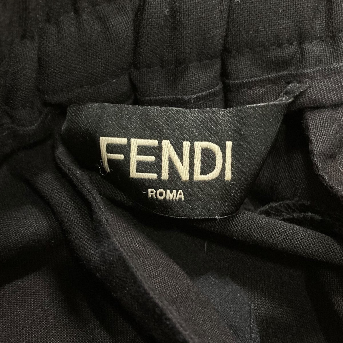 FENDI(フェンディ) スラックスパンツ FB0767 ブラック サイズ 44