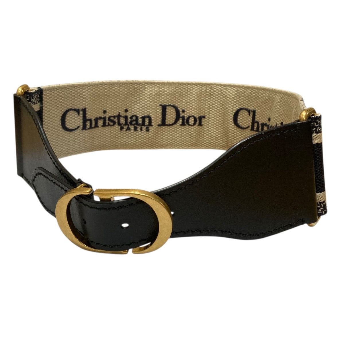 Christian Dior(クリスチャンディオール) NVYキャンバスベルト50-MA