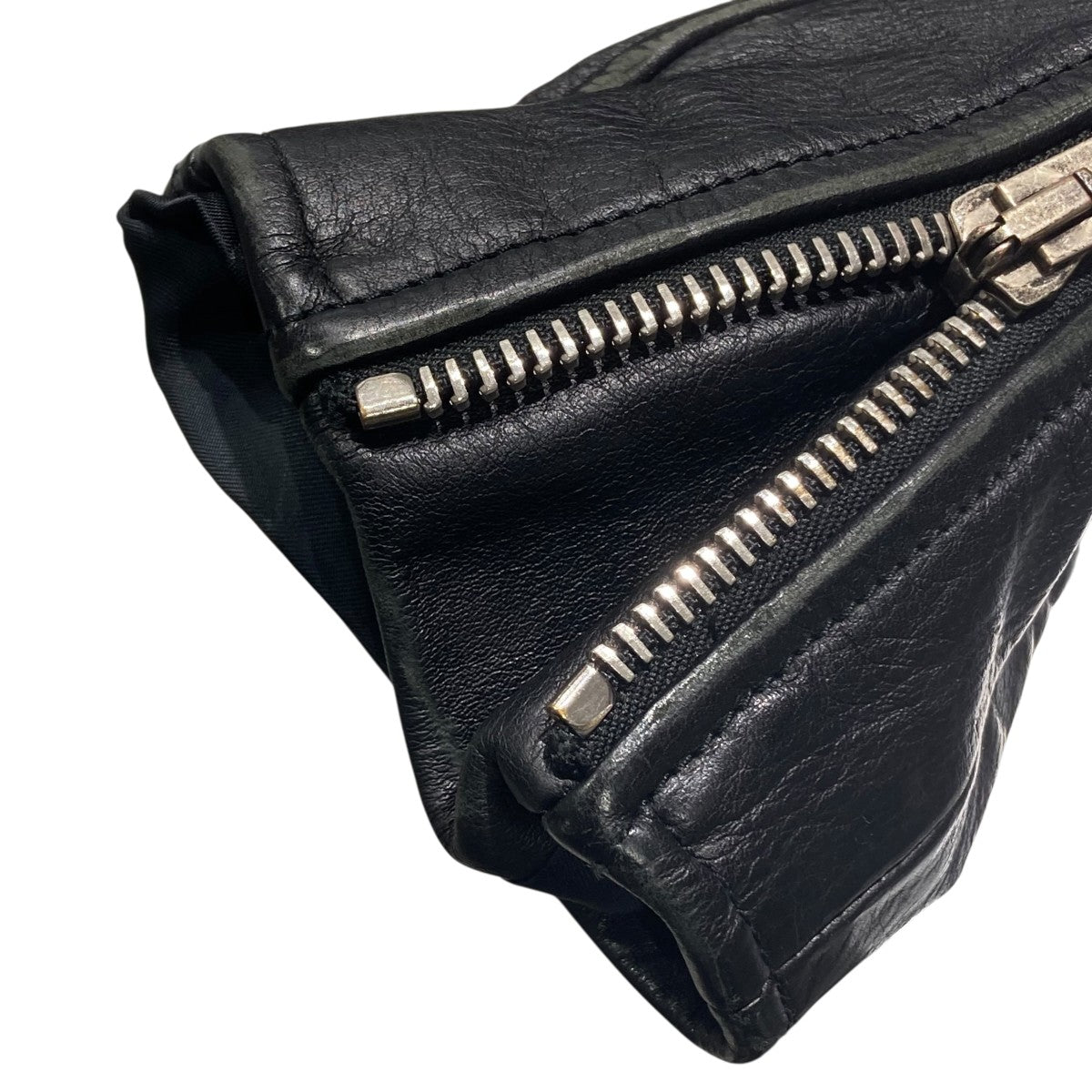 BALENCIAGA(バレンシアガ) ライダースジャケット ブラック サイズ 48